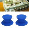 CHEOTIME 1 Pair 1/4 Inch Nab Hub Optical Shaft Adapter, Reel to Reel Tape Nab Hub Adapter with Rubber Ring for Studer Tape Recorders (Blue) view 4