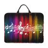 Music Note Print 14in Laptop Case With Thick Pearl Cotton Padding For Daily Travel, Business Trips, And Commuting view 1