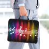 Music Note Print 14in Laptop Case With Thick Pearl Cotton Padding For Daily Travel, Business Trips, And Commuting view 2