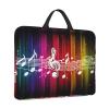 Music Note Print 14in Laptop Case With Thick Pearl Cotton Padding For Daily Travel, Business Trips, And Commuting view 4