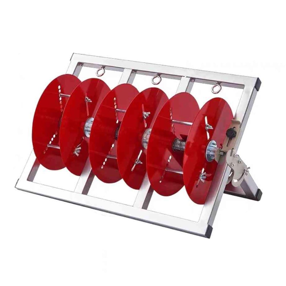XLTFUC Multi Axis Cable Cart Rolled Steel Wire/Cable Distributor Heavy Duty Conduit Display and Storage for Electrical Industrial Retail(3-volumes)