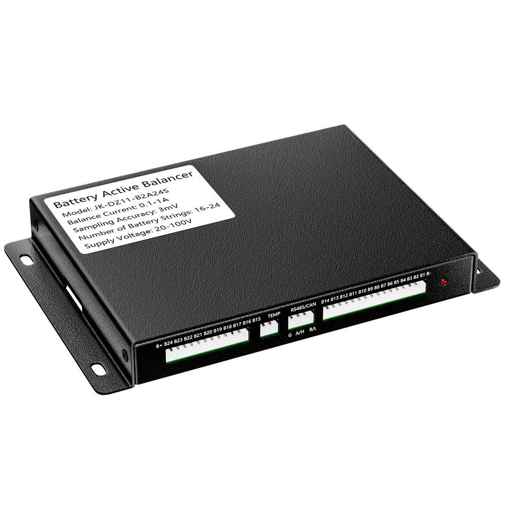 JKBMS 2A Active Balancer 2S24S with Built-in Bluetooth RS485 and Temp Sensor for LiFePO4 Li-ion LTO 20V100V Smart Equalizer Module (JK-DZ11-B2A24S)