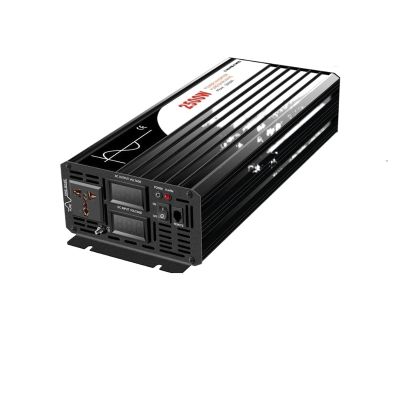 2500W Pure sine Wave Solar Power Inverter DC 12V 24V 48V to AC 110V 220V Digital Display(12V,110-120V_Universal)