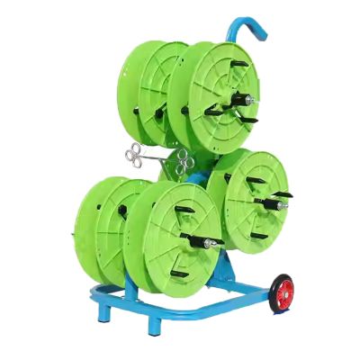 KIYILIHI Wire Spool Rack, Detachable Cable Caddy Storage Shelf,Portable Ropes Dispenser Holder for Cord Reels Paracord(Green)