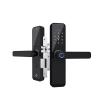 Biometric Fingerprint for Home, Hotel, Airbnb, Digital Door Handle with App Unlock, IC Card, Anti-Theft, Waterproof, Zinc Alloy Construction view 2