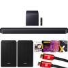 Samsung Q Series Soundbar HW-Q900F 7.1.2 ch Subwoofer (2025) Q-Symphony Bundle with SWA-9500S Wireless Rear Speakers, Tech Smart USA Premiere Movies Streaming and 2X 4K HDMI Cable view 1