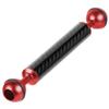 Yornimir Carbon Fiber Underwater Float Arm, 1-inch Dual Ball Buoyancy Arm for Underwater Camera Tray, Video Light & Strobe for Scuba Diving Photography & Videography (Red, 12 inches) view 3