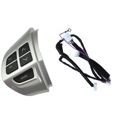 Steering Wheel Switch Audio Radio Control Compatible with Mitsubishi Lancer EX 10 Lancer X Outlander ASX Colt/Pajero(Left-Wire)