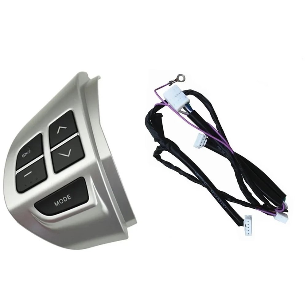 Steering Wheel Switch Audio Radio Control Compatible with Mitsubishi Lancer EX 10 Lancer X Outlander ASX Colt/Pajero(Left-Wire)