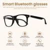 Jacuate Bluetooth Audio Smart Glasses for Women Men,Blue Light Blocking Bluetooth Glasses with Open Ear Speaker,Voice Control, Hands-Free Calls & Built-in Microphone for iPhone Android Music/Work view 4