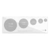 JOEBO Microscope Kit 0.01 Mm Microscope Glass Ruler Calibration Ruler DIV=0.01mm Microscope Measurement Microscope Lens Adapters(A) view 2