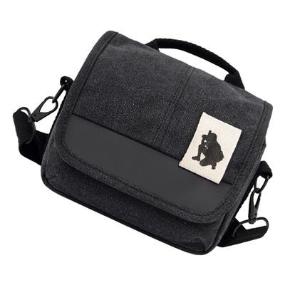 TEHAUX Camera Case Shoulder Strap Pad Outdoor Dslr Camera Bag Sling Pouch Protector for Travel Black