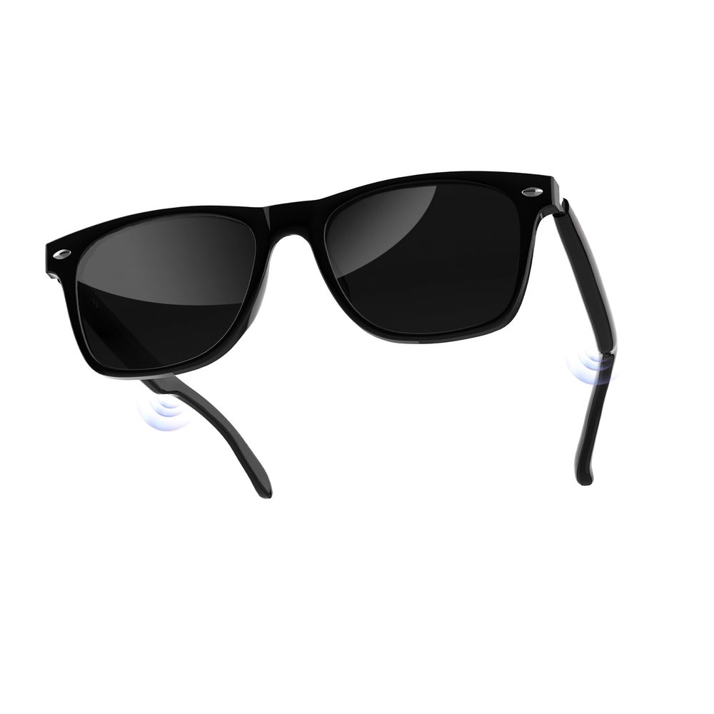 Jacuate Bluetooth Audio Smart Glasses for Women Men,Polarized Bluetooth Sunglasses with Open Ear Speaker,Voice Control, Hands-Free Calls & Built-in Microphone for iPhone Android Music/Work