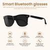 Jacuate Bluetooth Audio Smart Glasses for Women Men,Polarized Bluetooth Sunglasses with Open Ear Speaker,Voice Control, Hands-Free Calls & Built-in Microphone for iPhone Android Music/Work view 4