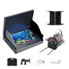 Underwater Fishing Camera, 4.3inch Water Proof Adjustable Screen Fish Finder, 220 Wide Angle Night Vision Camera with 8 LED, for Night Lake Fishing (US Plug 20m) view 2