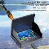 Underwater Fishing Camera, 4.3inch Water Proof Adjustable Screen Fish Finder, 220 Wide Angle Night Vision Camera with 8 LED, for Night Lake Fishing (US Plug 20m) view 3