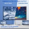 8-in-1 USB C Hub with M.2 NVMe SSD Enclosure, 4K HDMI, 100W PD, 10Gbps USB-C, USB3.1, SD/TF Card Reader for XPS, Dell, MacBook Pro, iPad Pro Upgraded view 3