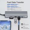 8-in-1 USB C Hub with M.2 NVMe SSD Enclosure, 4K HDMI, 100W PD, 10Gbps USB-C, USB3.1, SD/TF Card Reader for XPS, Dell, MacBook Pro, iPad Pro Upgraded view 4