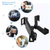 ERINGOGO Tablet Holder for Backseat Adjustable and Retractable Mount for Universal Tablet and Phone Holder Black view 2