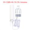 WSOLDMA 10-12dBi 4G LTE External Antenna Directional Antenna Bracket Mount - 698-2700MHz, Dual SMA Male, with 5m Cable for 4G/3G/2G view 2