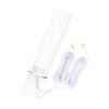 WSOLDMA 10-12dBi 4G LTE External Antenna Directional Antenna Bracket Mount - 698-2700MHz, Dual SMA Male, with 5m Cable for 4G/3G/2G view 4