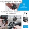 Bike Lock Smart Fingerprint Padlock, EPB9rrt Lock for Cabinets for Bicycles for Warehouses view 4