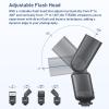 Godox TT520III Universal Hot Shoe Flash - Manual Flash with RT-16 Wireless Transmitter,Compatible for Canon Nikon Sony Pentax Olympus Fuji Panasonic Camera(GODOX TT520II Upgraded Version) view 3