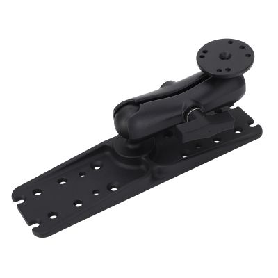 Alomejor Heavy Duty Fish Finder Mount with Ball Head Bracket, Aluminum Alloy Quick Release and Easy Installation