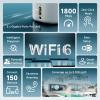 DBIT AX1800 WiFi 6 Whole Home Mesh Wi-Fi System, Dual-Band Coverage up to 6,500 sq. ft. and 150 Devices, Replaces Wireless Router and Extender (D-MAX5, 3-Pack, 6 Gigabit Ethernet Ports in Total) view 2