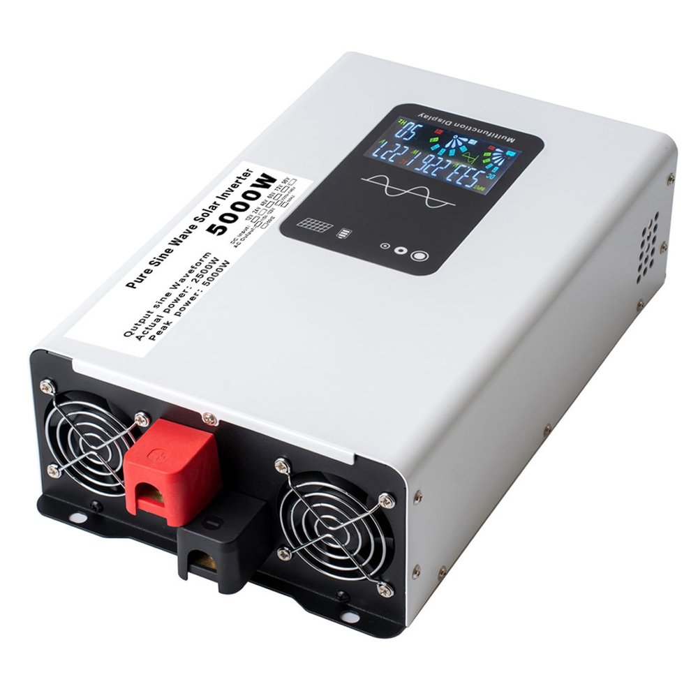 2500 Watts Pure Sine Wave Power Inverter 12V 24V 48V 60V 72V DC to 110V/120V 230V/240V AC Converter, Peak 5000W Outlets, Low Frequency Solar Power Inverter Charger(Size:12v to 110v)