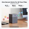 UGREEN NAS DH4300 Plus 4-Bay Desktop NASync, Support Capacity 120TB, Remote Access, AI Photo Album, Beginner Friendly System, 8GB LPDDR4X RAM, 2.5GbE, 4K HDMI, Network Attached Storage(Diskless) view 3