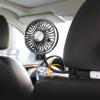 QIEIEI USB Car Fan,Electric Cooling Fan with 3 Speed,360 Degree Rotatable Backseat Car Fan,LED Cooling Air Small Fan view 3