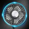 QIEIEI USB Car Fan,Electric Cooling Fan with 3 Speed,360 Degree Rotatable Backseat Car Fan,LED Cooling Air Small Fan view 4