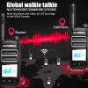 Global Radios Unlimited Range Walkie Talkies Nationwide PTT Walkie-Talkie Long Distance 4G PoC LTE Two Way Radio Long Range for,Hotel,Event Staff Management,No Monthly Fee (2Pcs with SIM) view 2