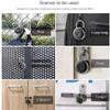 Fingerprint Padlock, Smart Padlock, High Security Padlock, USB Rechargea Anti- Theft Padlock for Locker, Gym, Door, Luggage, Suitcase, Wardrobes(Black) view 3