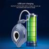 Fingerprint Padlock, Smart Keyless Security Locker Lock, Waterproof Anti-Theft USB Rechargea for School Locker, Gym, Door, Cabinet, Suitcase, Backpack (Color : Blue) (Green) view 4