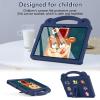 AKABEILA Compatible with ONN 10.1(GEN3) 2022(1000071485)/Amazon Fire HD 10(2021/2023)/Fire HD 10 Plus(2021/2023) Tablet Case, Kids Case with Shoulder Strap & Stand Handle for Girl Kid Gift Navy Blue view 2