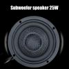QIEIEI Waterproof 3inch Glass Fiber Cone Woofers Subwoofer HiFi Speakers, Low Frequency Powerful Bass, 4Ohm 25W view 4