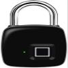 Fingerprint Padlock, Smart Padlock, High Security Padlock, USB Rechargea Anti- Theft Padlock, Suita for Locker, Gym, Door, Luggage, Suitcase, Handbags, Black view 1