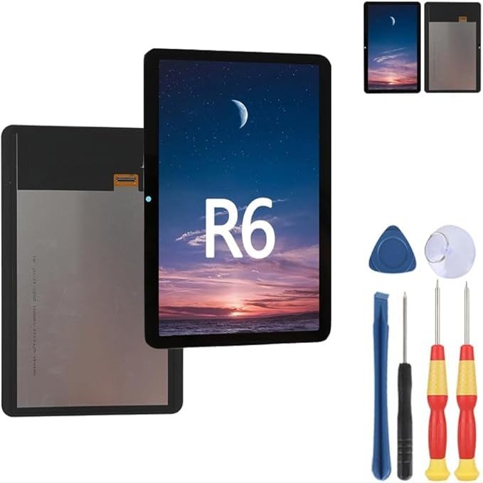MinTroSD New Display Touch Screen for HOTWAV Tab R6 Ultra LCD Display Replace Parts with Tools.