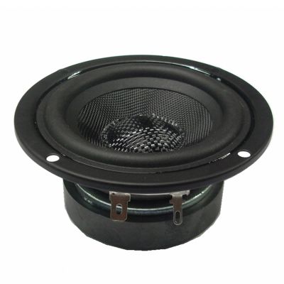 QIEIEI 4.5inch Woofers Subwoofer Speakers Unit HiFi 4ohm 30W Fiberglass Woven Basin Bass Loudspeaekr Large Magnetic 1PC