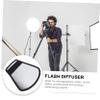 Holibanna 4pcs Camera Flash Diffuser Reflectors Soft Light Diffuser for Photography Compatible Strobe Eliminates Harsh Shadows for Images view 4