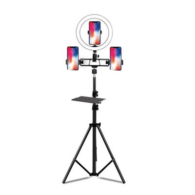 YUYUFA 10 Inch Video LED Selfie Light Lamp Photography Light with Phone Holder Tripod Stand for Makeup