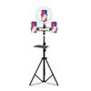 YUYUFA 10 Inch Video LED Selfie Light Lamp Photography Light with Phone Holder Tripod Stand for Makeup view 1