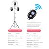 YUYUFA 10 Inch Video LED Selfie Light Lamp Photography Light with Phone Holder Tripod Stand for Makeup view 4