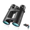 10x42 HD Binoculars for Adults, Fully Multi-Coated Binocular with Rubber Armoured, Professional Waterproof 293ft/1000yds BinocularsTelescope Outdoor Camping, Travel, Bird Watching view 1