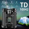 10x42 HD Binoculars for Adults, Fully Multi-Coated Binocular with Rubber Armoured, Professional Waterproof 293ft/1000yds BinocularsTelescope Outdoor Camping, Travel, Bird Watching view 2