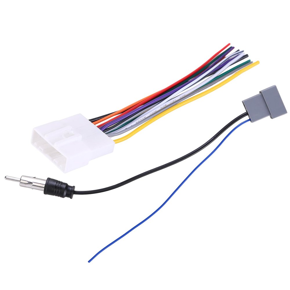 Car Stereo Wire Harness Adapter CD Radio Cable Installation Plugs Automobile Stereo Radio Harness Compatible for Nissan70-7552