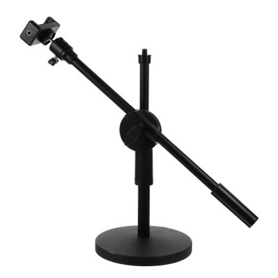 SKISUNO Desk Photography Stand Overhead Phone Holder for Live Streaming Recording and Cooking Stable Base for Convenient Angle