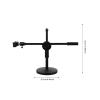 SKISUNO Desk Photography Stand Overhead Phone Holder for Live Streaming Recording and Cooking Stable Base for Convenient Angle view 2